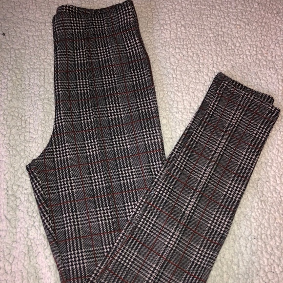 Forever21 plaid leggings - Picture 1 of 2